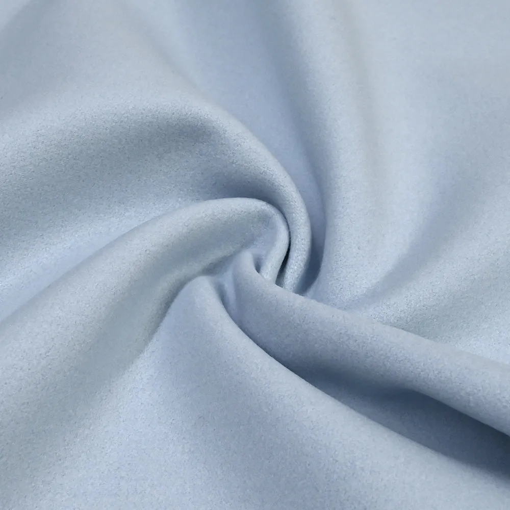 100% cachemire double face bleu layette au mètre