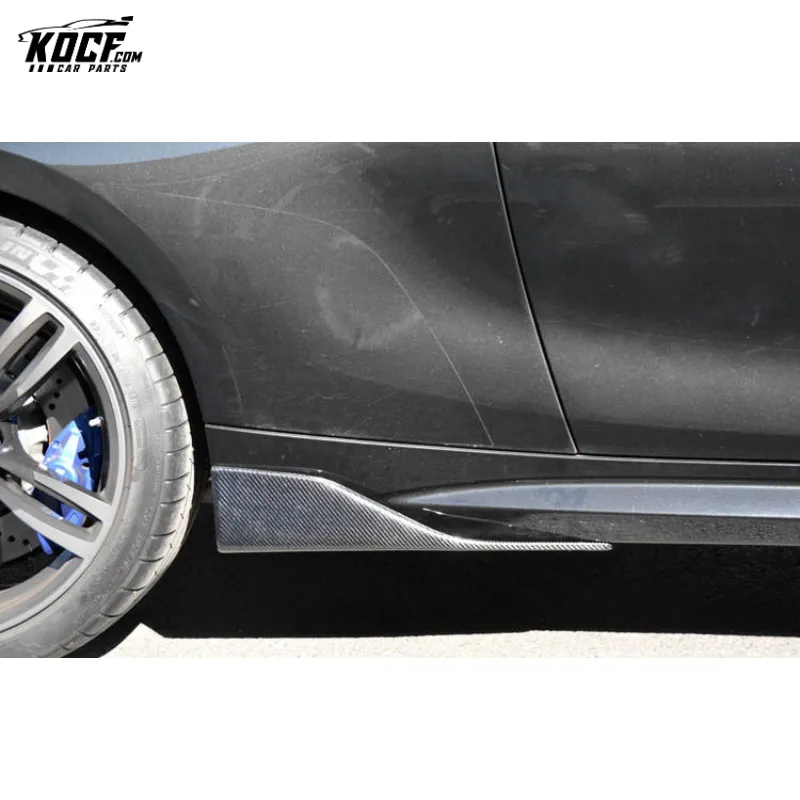 2016-2019 For BMW F87 M2 M2C M performance style Carbon Fiber Side Skirts Side Splitter car styling