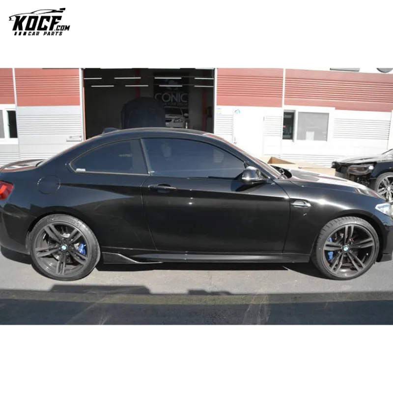 2016-2019 For BMW F87 M2 M2C M performance style Carbon Fiber Side Skirts Side Splitter car styling