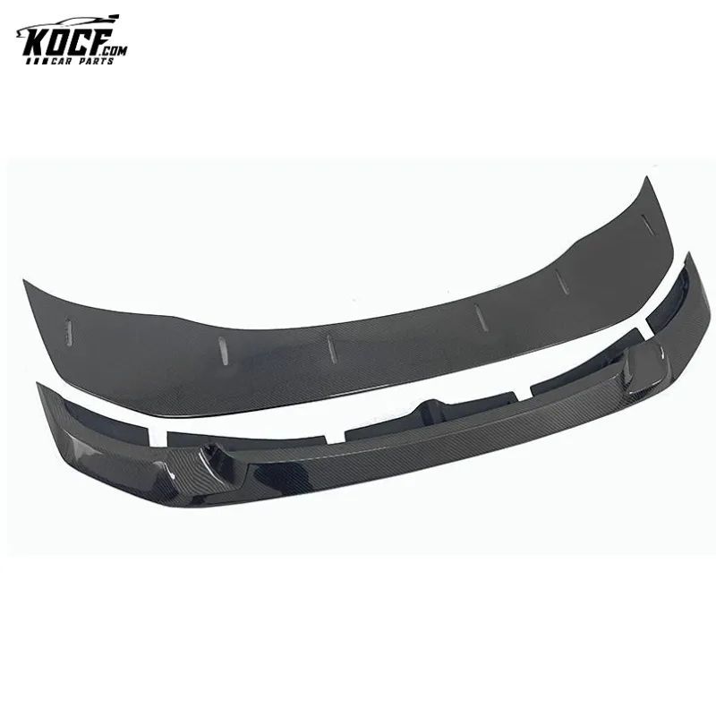 2PCS/SET GTS style carbon fiber front bumper lip splitter for BMW F80 M3 F82 M4 15-19