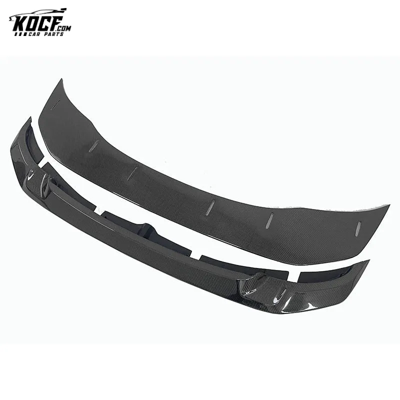 2PCS/SET GTS style carbon fiber front bumper lip splitter for BMW F80 M3 F82 M4 15-19