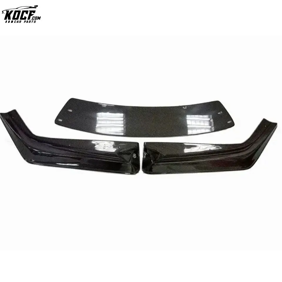 3-PC style JDM Password Style Carbon Fiber Front Bumper Lip Spoiler For Toyota GT86 2013-15