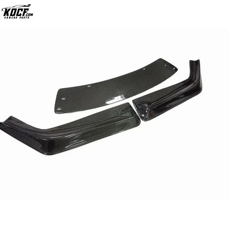 3-PC style JDM Password Style Carbon Fiber Front Bumper Lip Spoiler For Toyota GT86 2013-15