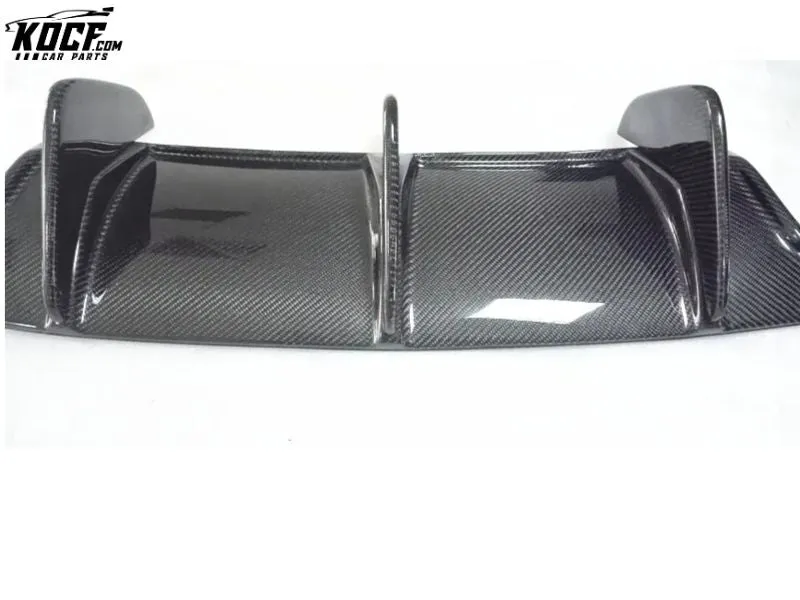 Big fin style carbon fiber rear diffuser Spoiler lip for Mercedes Benz C63 W204 2009-11 Prefacelift