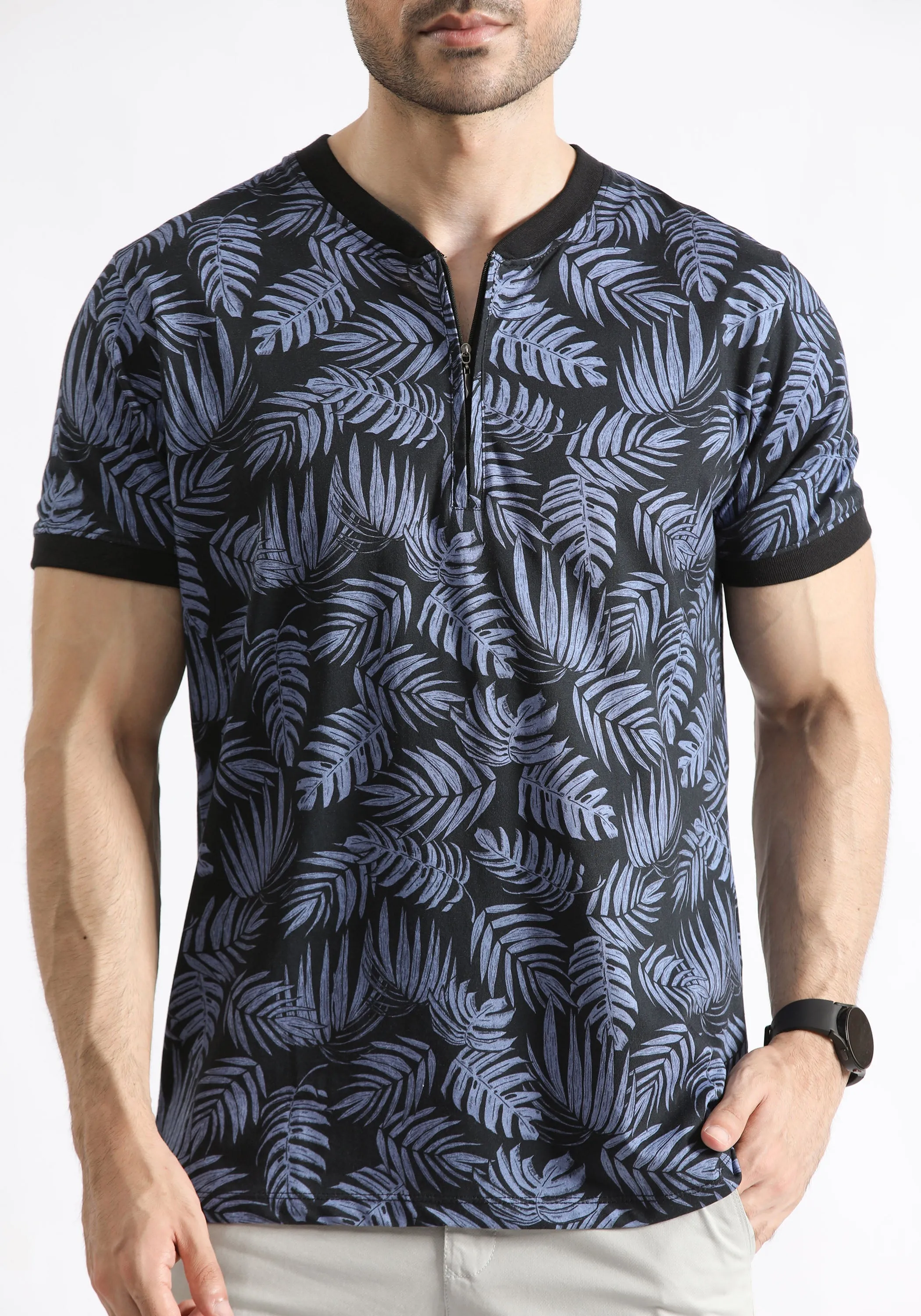 Black Printed Shirt