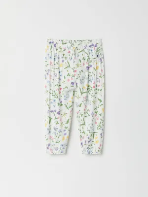 Ditsy Floral Jersey Baby Leggings