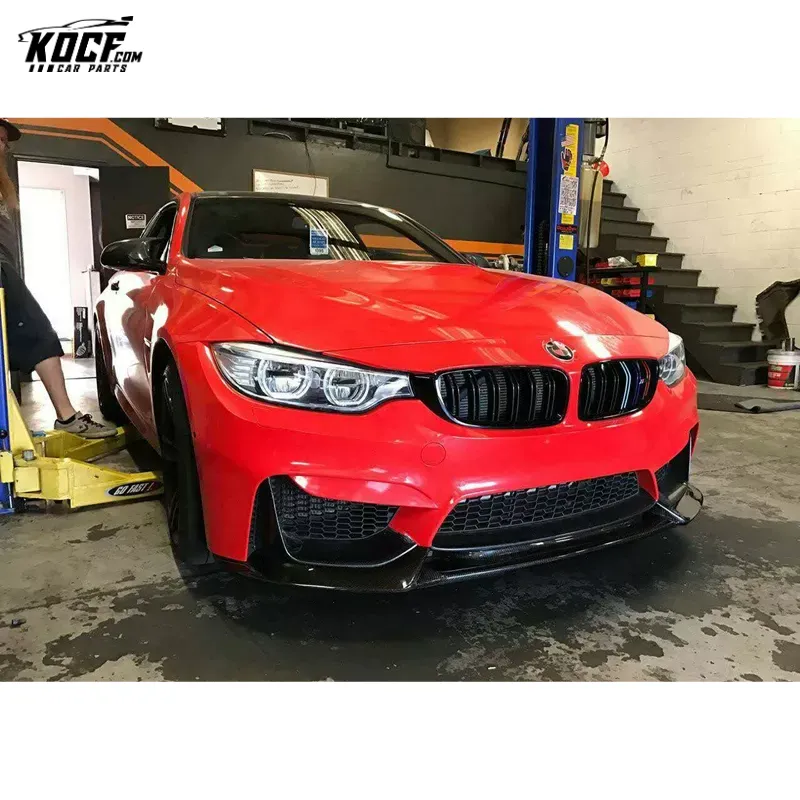 F80 M3 Carbon Fiber VA style Front Bumper Spoiler Lip For BMW F80 F82 F83 M3 M4 14-20