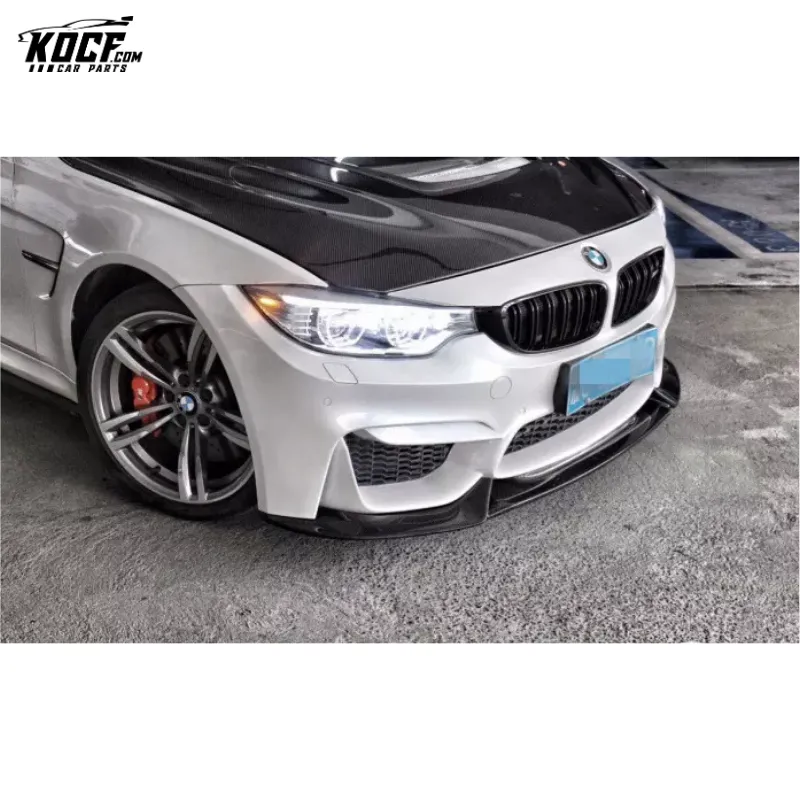 F80 M3 Carbon Fiber VA style Front Bumper Spoiler Lip For BMW F80 F82 F83 M3 M4 14-20