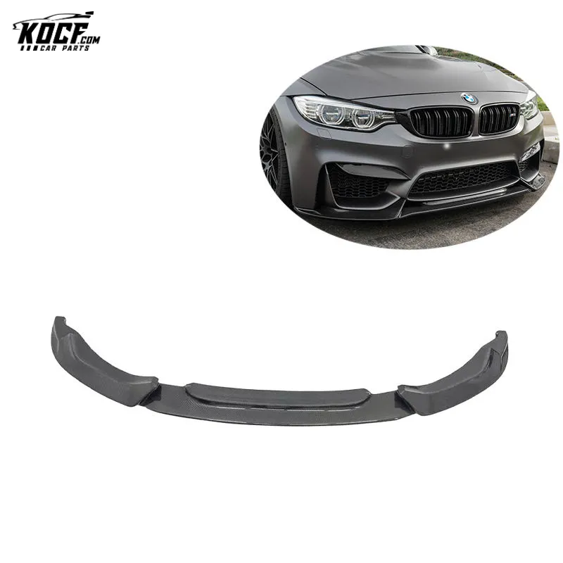 F80 M3 Carbon Fiber VA style Front Bumper Spoiler Lip For BMW F80 F82 F83 M3 M4 14-20