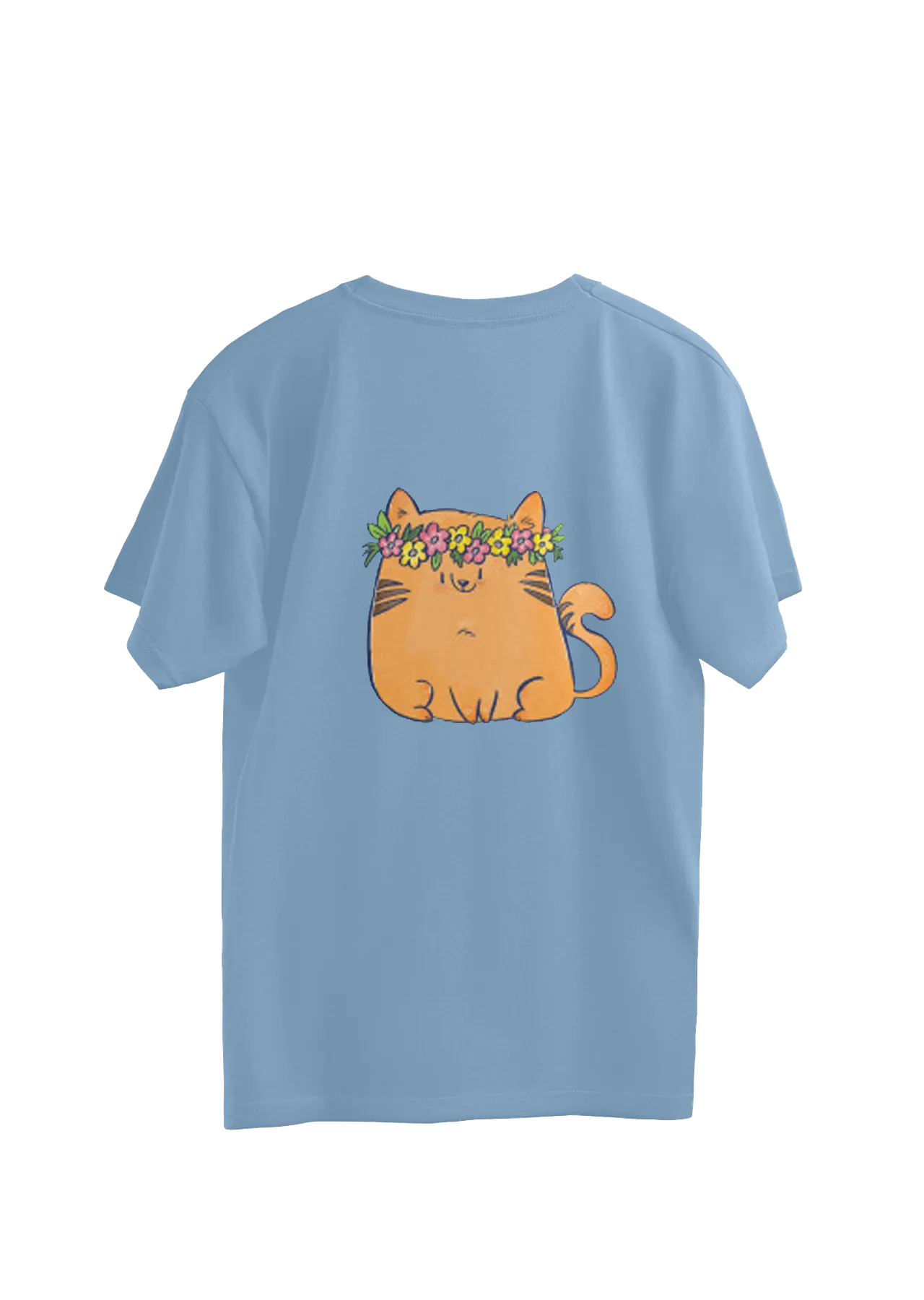 Flower Cat Oversized T-Shirt