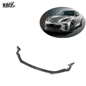 For 2022 Subaru BRZ ZD8 Sti-P Style Carbon Fiber Front Bumper Spoiler Lip Splitter