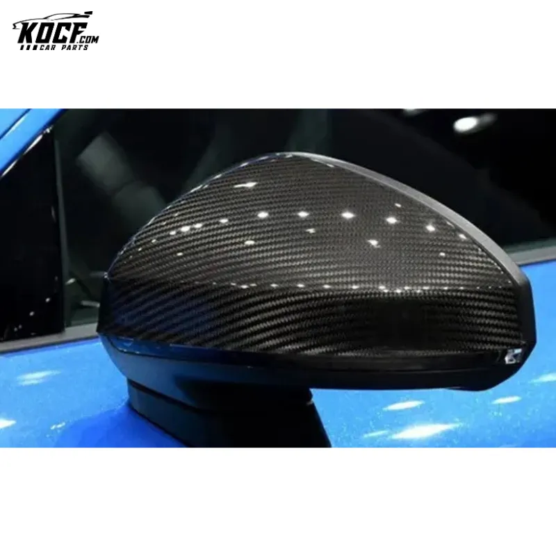 For Audi TTS TTRS Mirror cover Replacement Carbon Fiber Mirror Cover housing Case