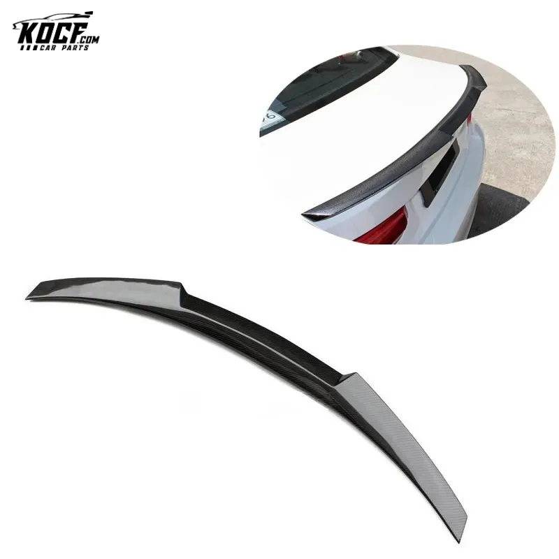 For BMW F32 Rear Spoiler Wing M4 Style Carbon Fiber Rear Trunk Spoiler 4 SERIES 425i 435i