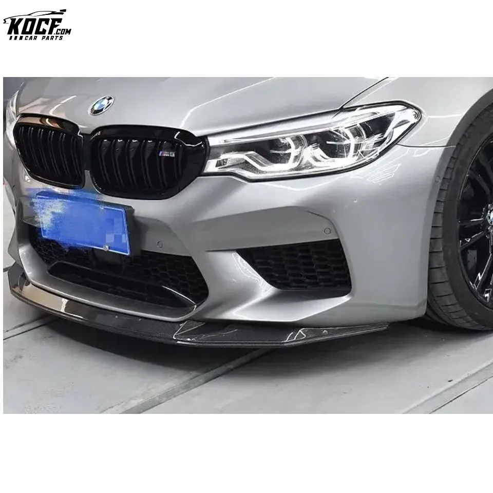 GTS style Carbon Fiber Lower Front Bumper Spoiler Splitter Lip For BMW F90 M5