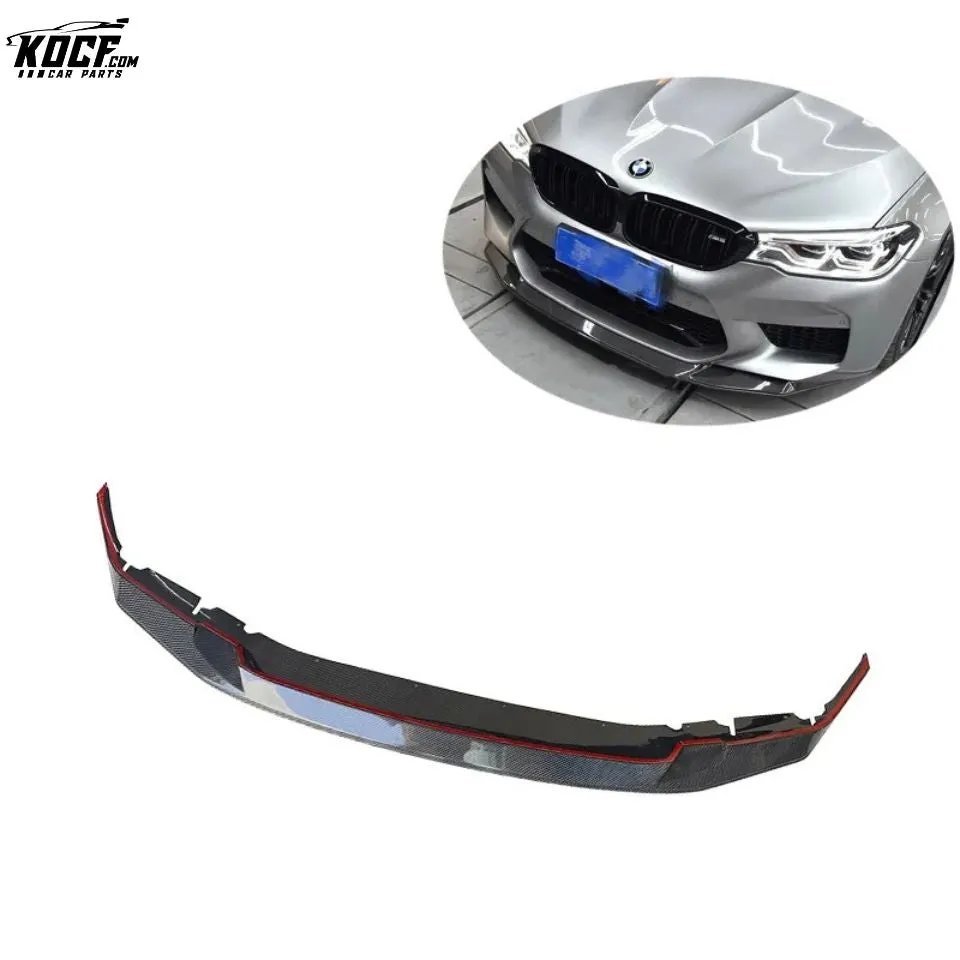 GTS style Carbon Fiber Lower Front Bumper Spoiler Splitter Lip For BMW F90 M5