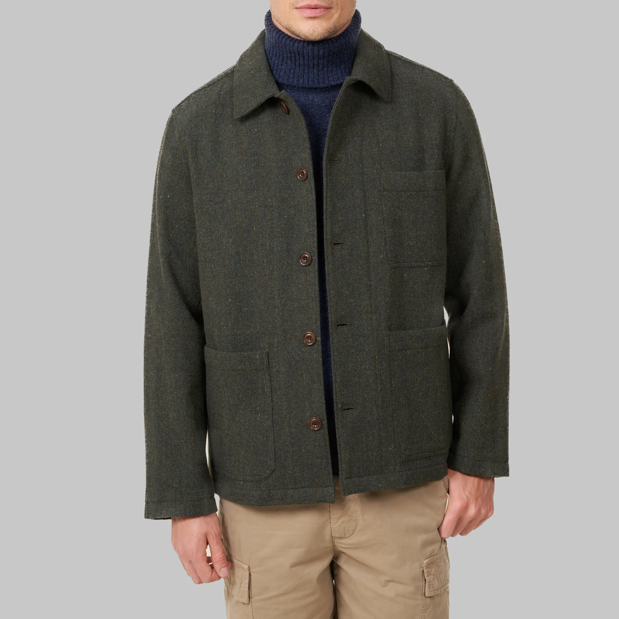 Hartford - Jamison Wool Jacket - Army