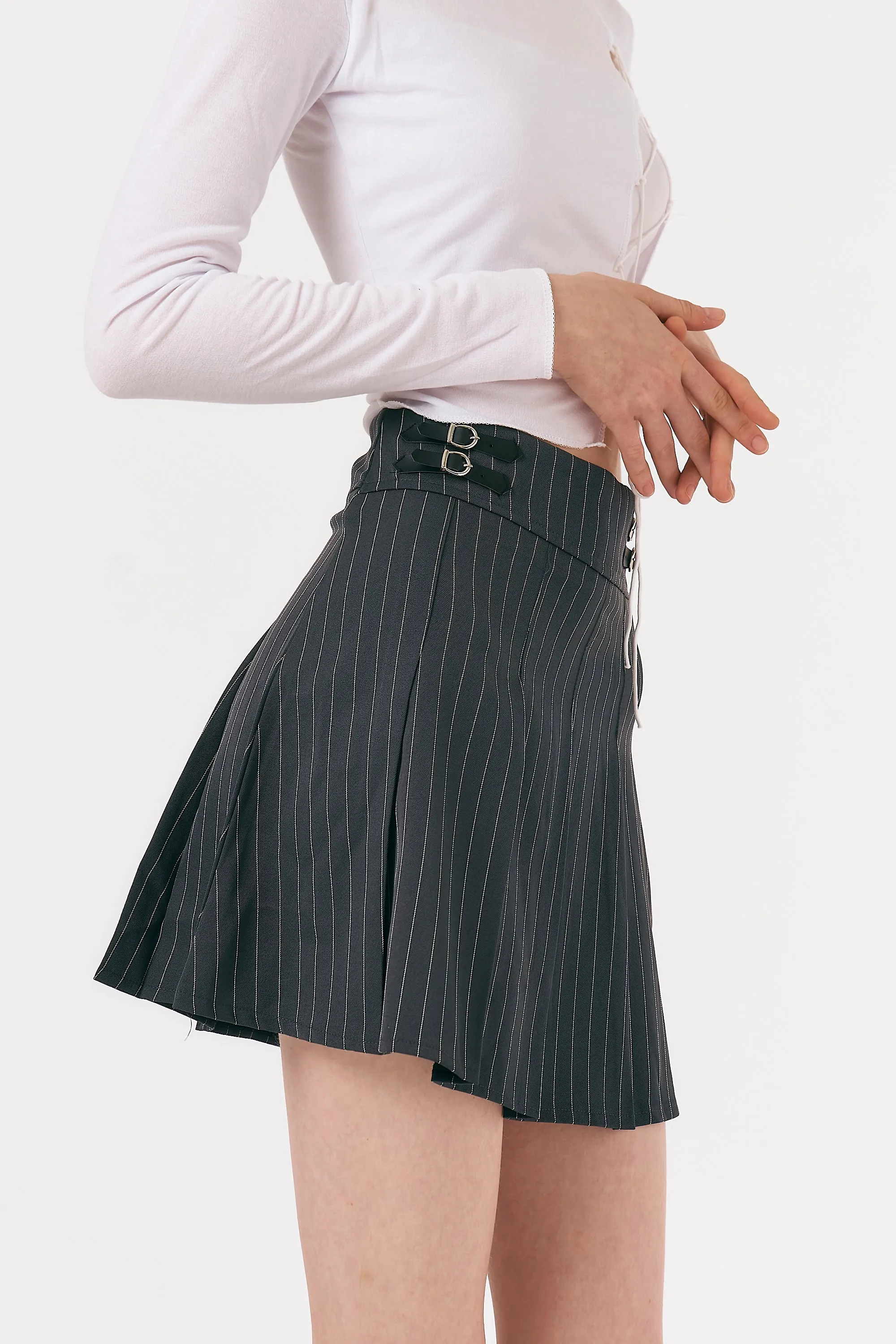 Ivy Striped Tennis Skirt