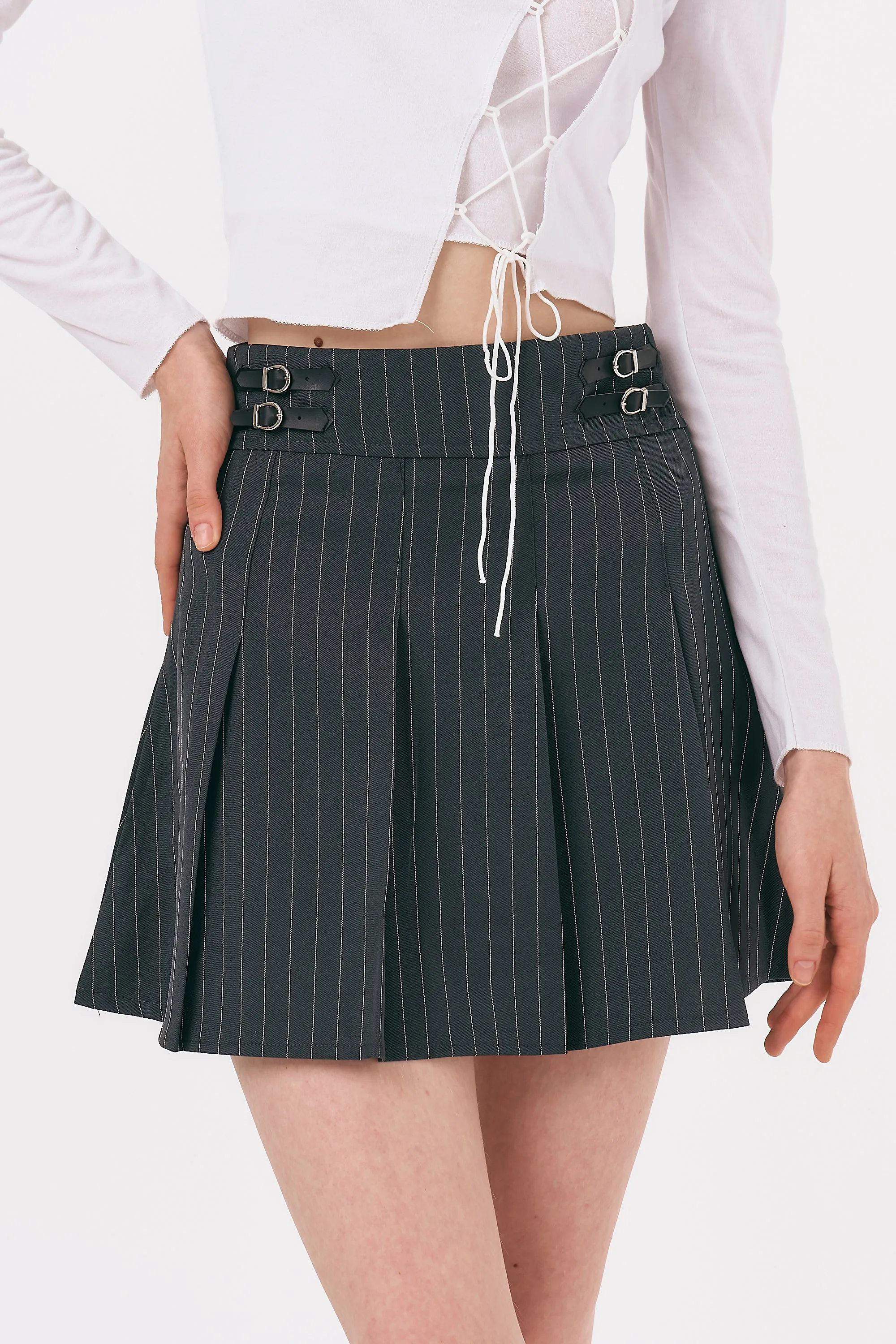 Ivy Striped Tennis Skirt