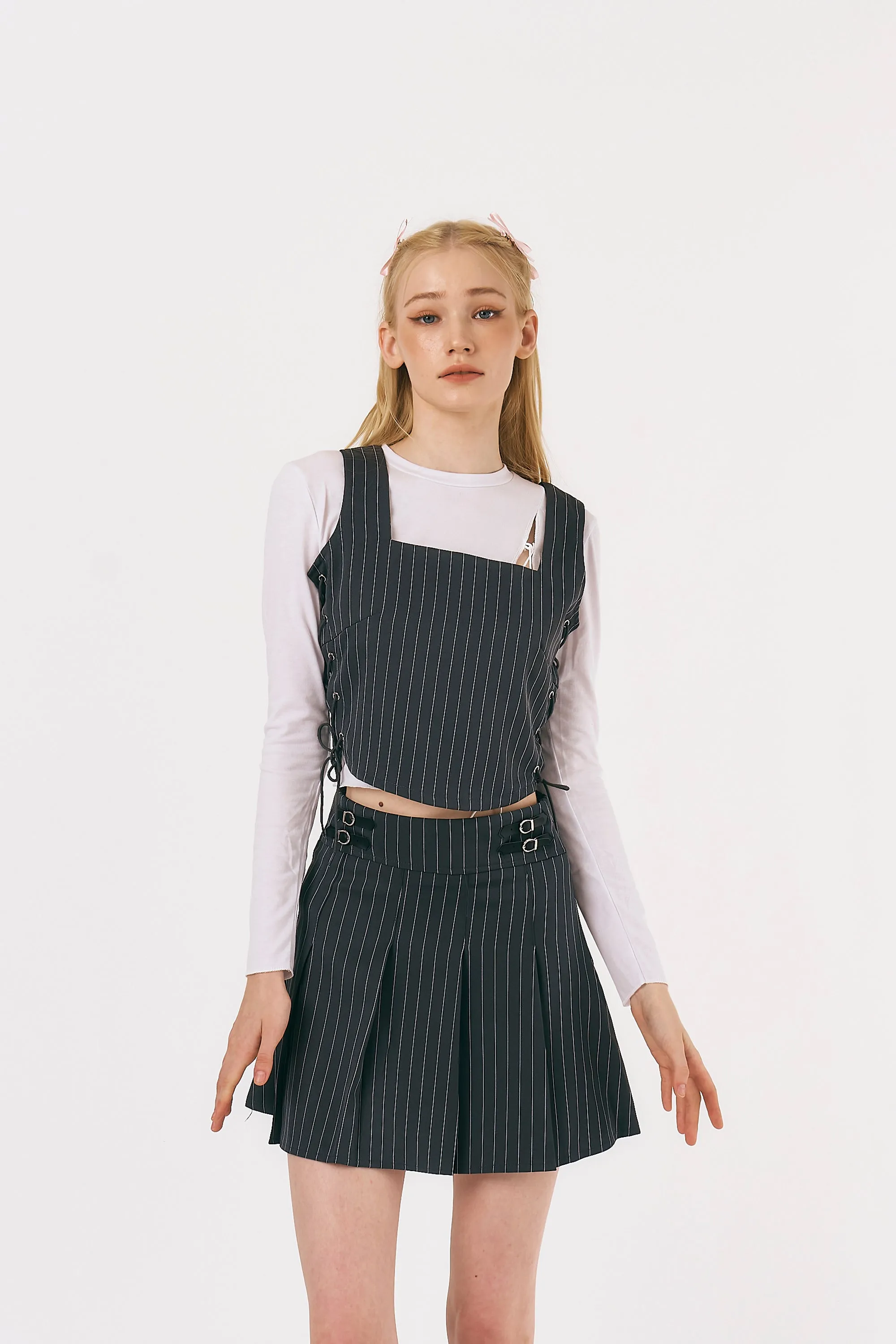 Ivy Striped Tennis Skirt