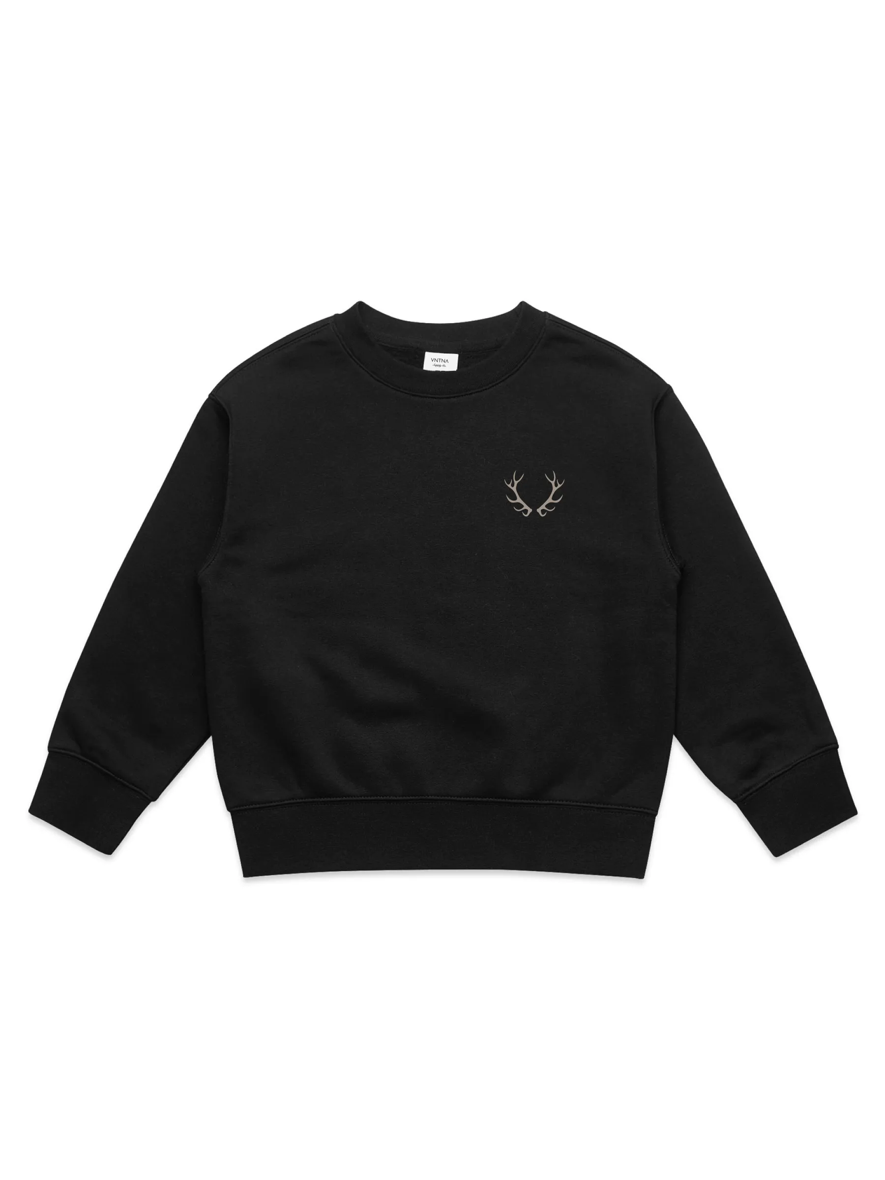 Kids Carmel Crew - Elk Black