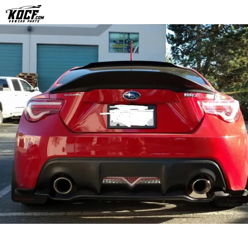 LEGS Style Carbon Fiber Rear Ducktail Spoiler For Toyota GT86 BRZ FR-S 13-20