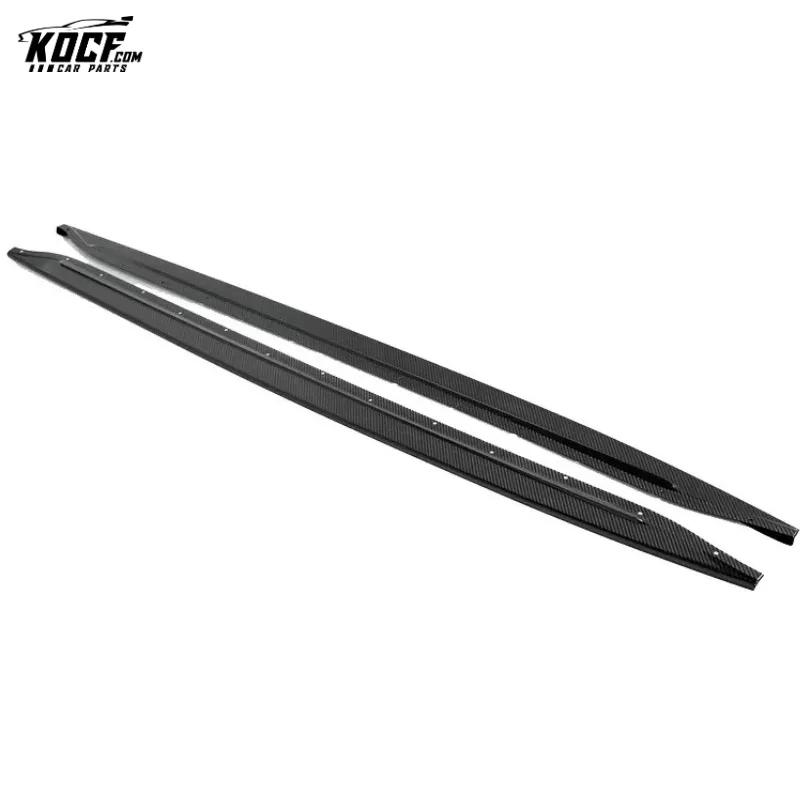 M3 G80 Aero kit V-style Carbon Fiber Front Grille Lip Spoiler Side Skirts For BMW G80 M3 G82 M4 2021