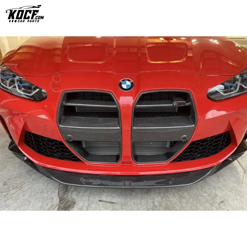 M4 G82 Vor-style Aero Carbon Fiber Front Hood Grill Cover For BMW G80 M3 G82 G83 M4 2022