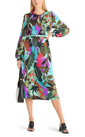 Marccain Floral Print Flowy Dress