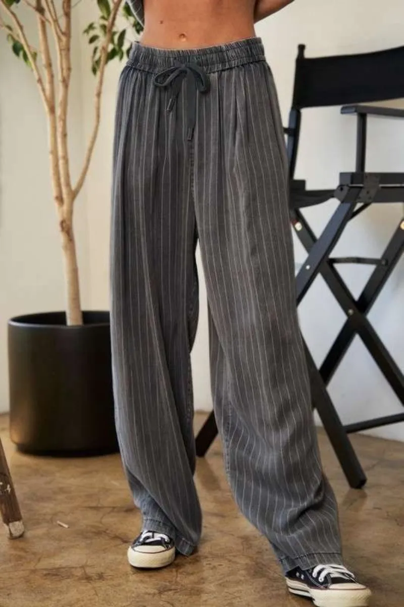 McKenna Stripe Button Down Shirt and Pants Set