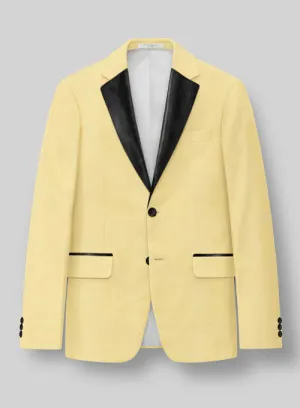 Napolean Yellow Wool Tuxedo Jacket