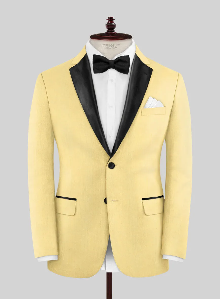 Napolean Yellow Wool Tuxedo Jacket