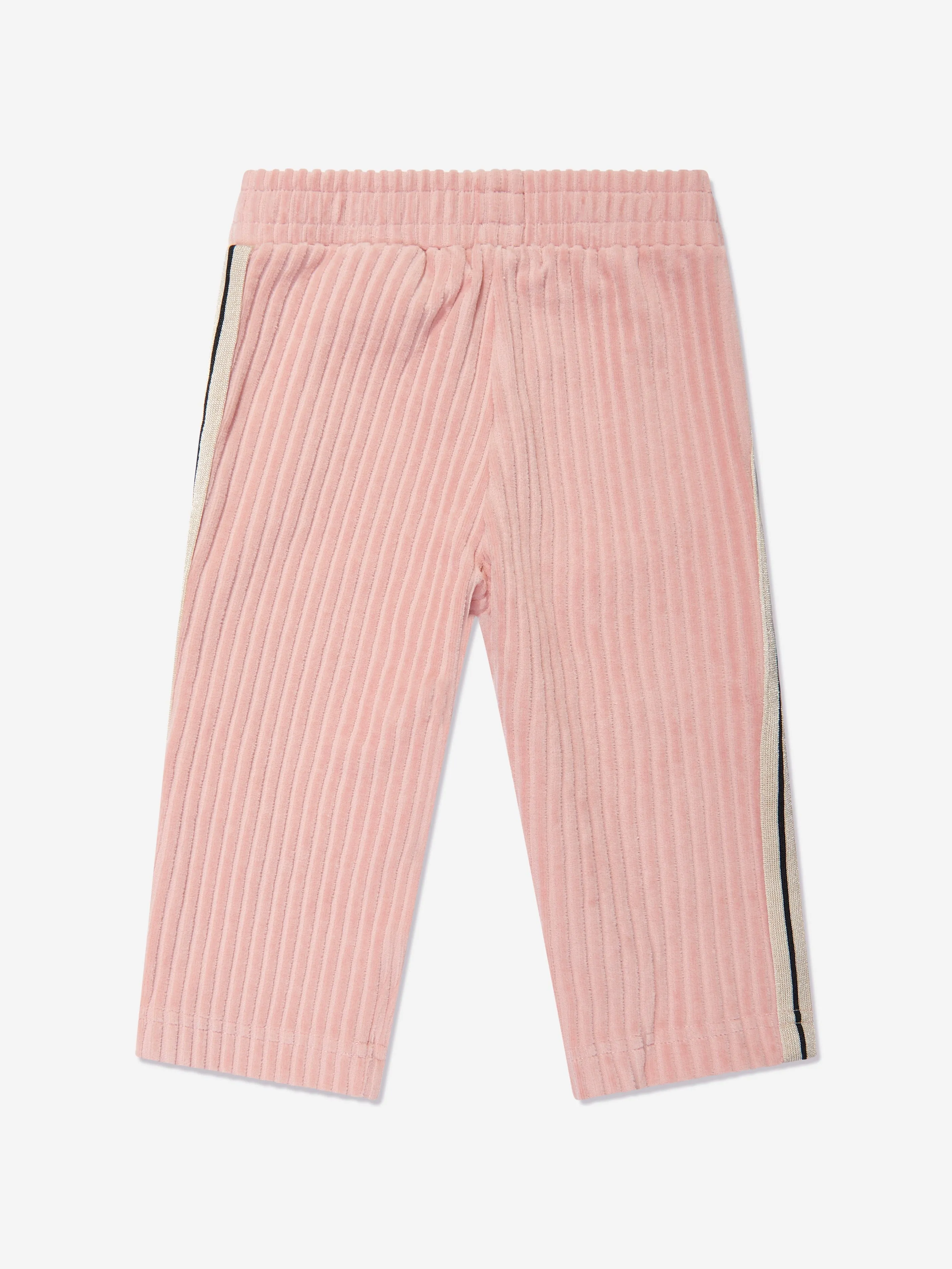 Palm Angels Baby Girls Track Pants in Pink