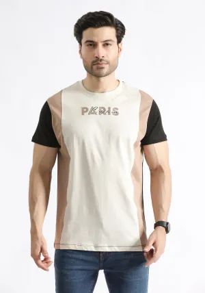 Paris Paneled T-Shirt