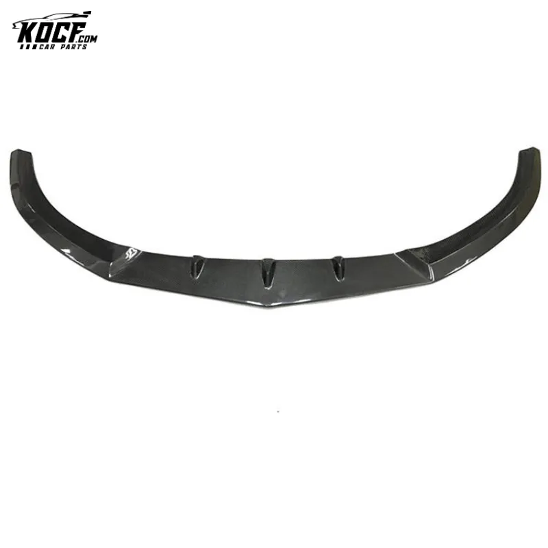 PM style carbon fiber front bumper lip splitter spoiler for Mercedes Benz C63 amg W205 coupe sedan