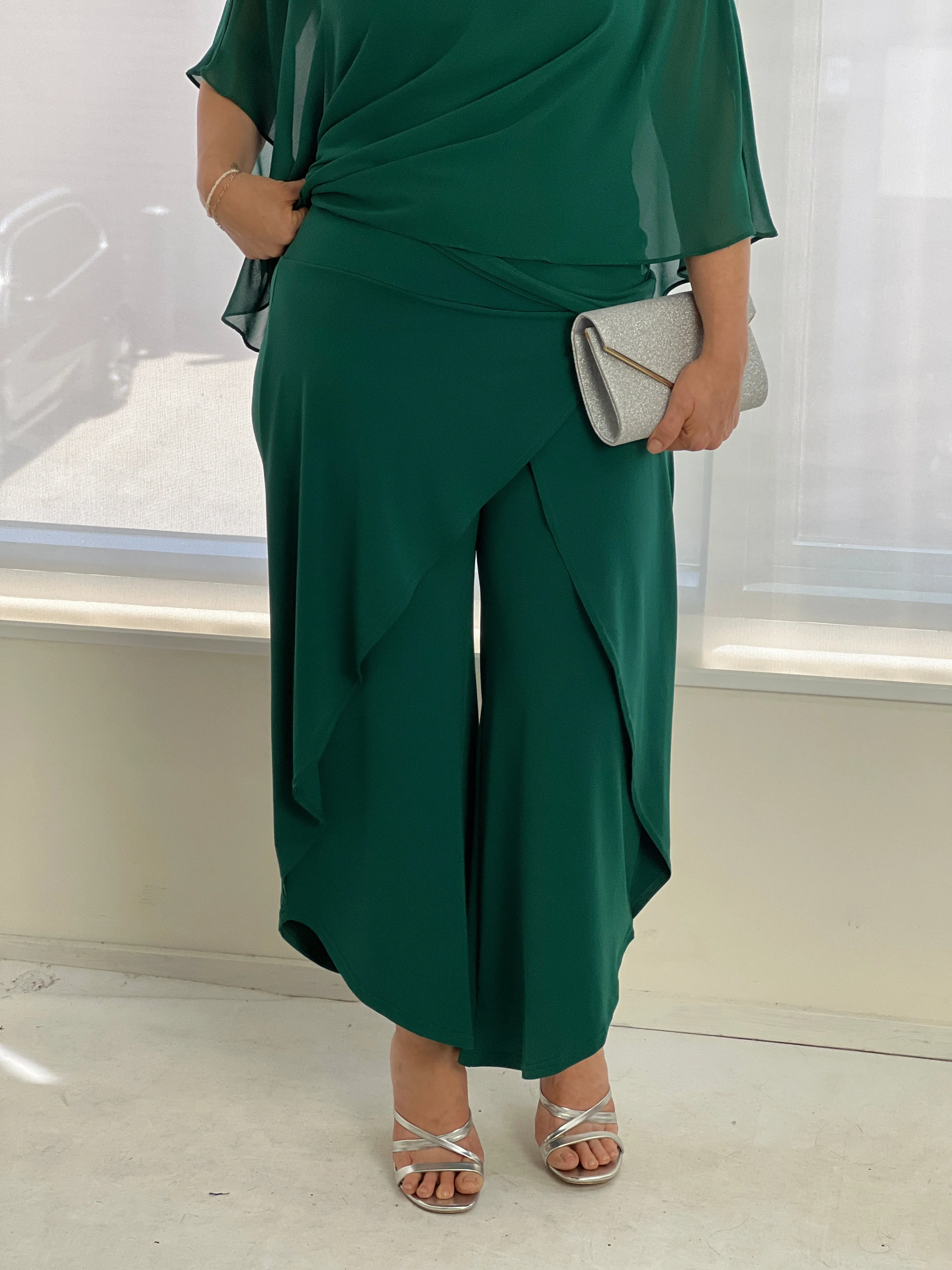 Pyrmont Emerald Layered Pants