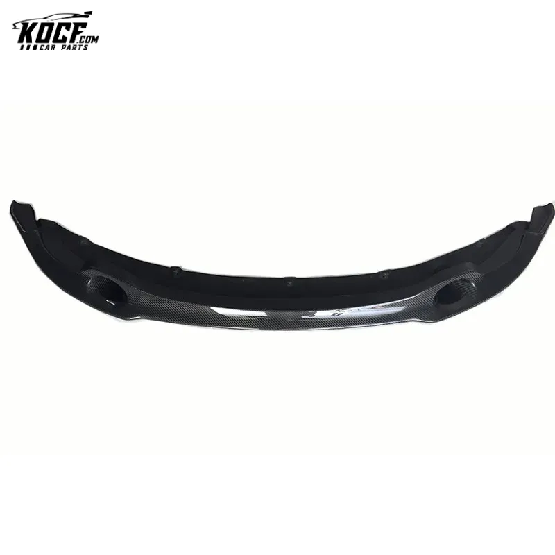 R Style Carbon Fiber Front Bumper Lip Spoiler For BMW 1M E82