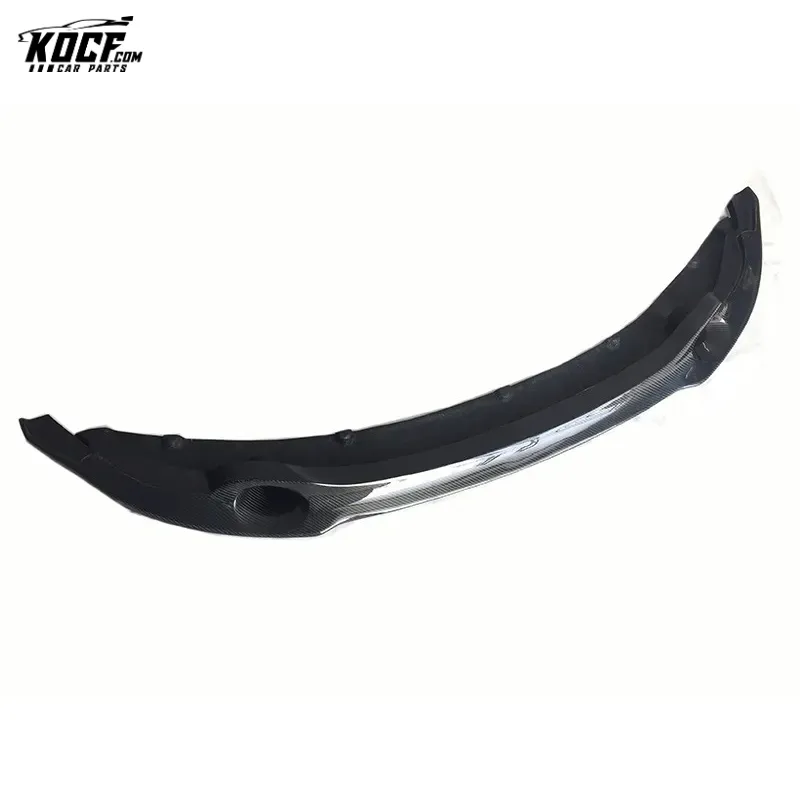 R Style Carbon Fiber Front Bumper Lip Spoiler For BMW 1M E82