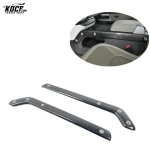 Replacement Carbon Fiber Interior Trim Center Console Trim Strip For Land Rover Defender 90 110 model 2020-23