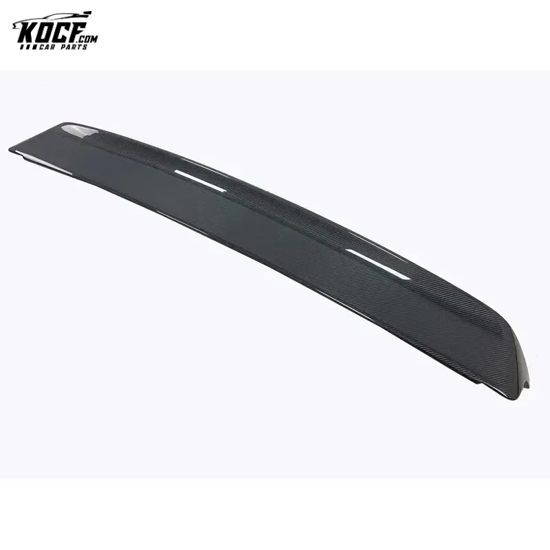 Roof Visor Wing Carbon Fiber SRT Hellcat Red eye Style Rear Trunk Spoiler Body Kit Fit For 2015 - 2021 Dodge Challenger