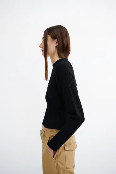 Résumé VivianRS Knit Blouse Black