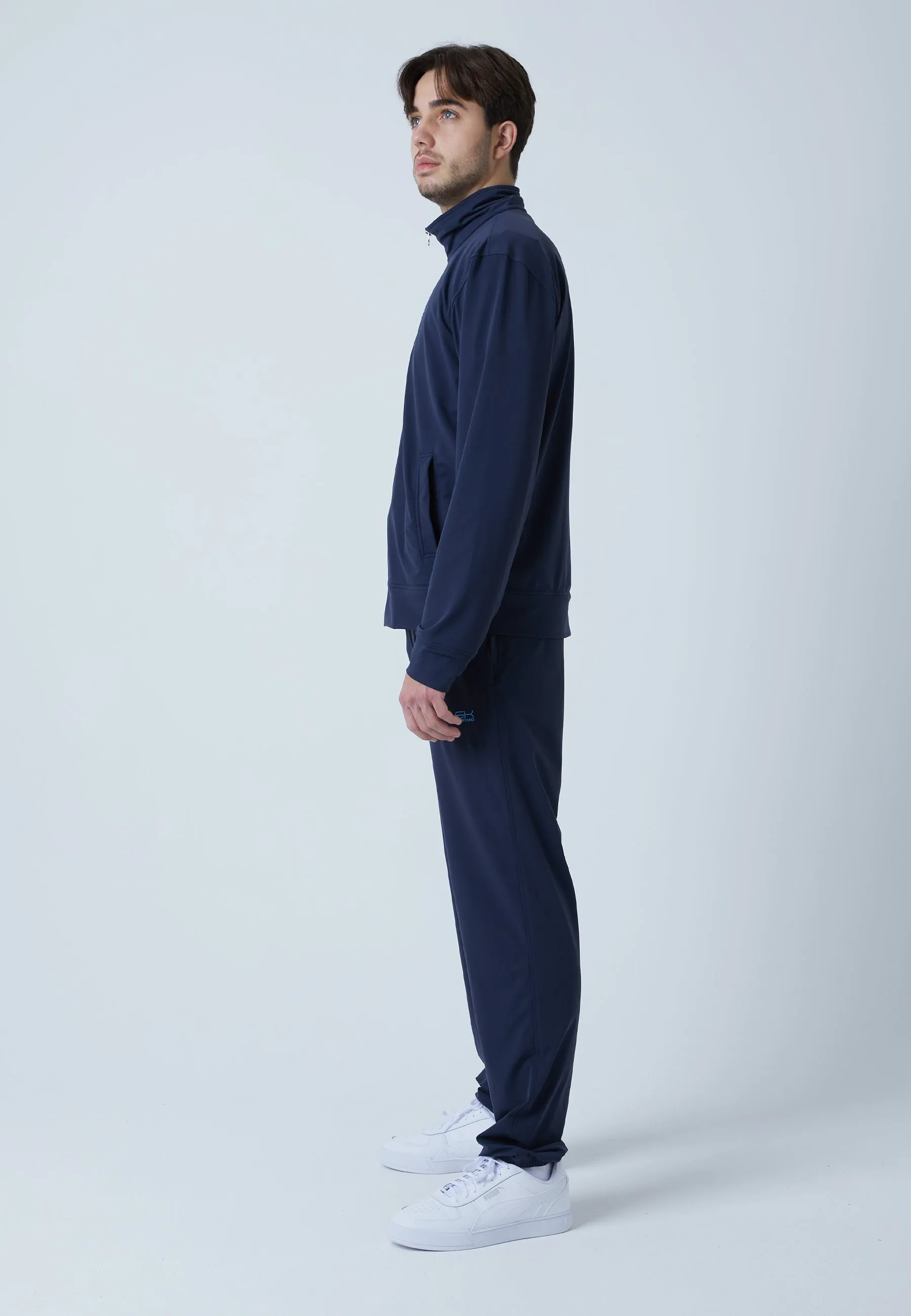 Tennis Jogger Tracksuit Top, navy blue