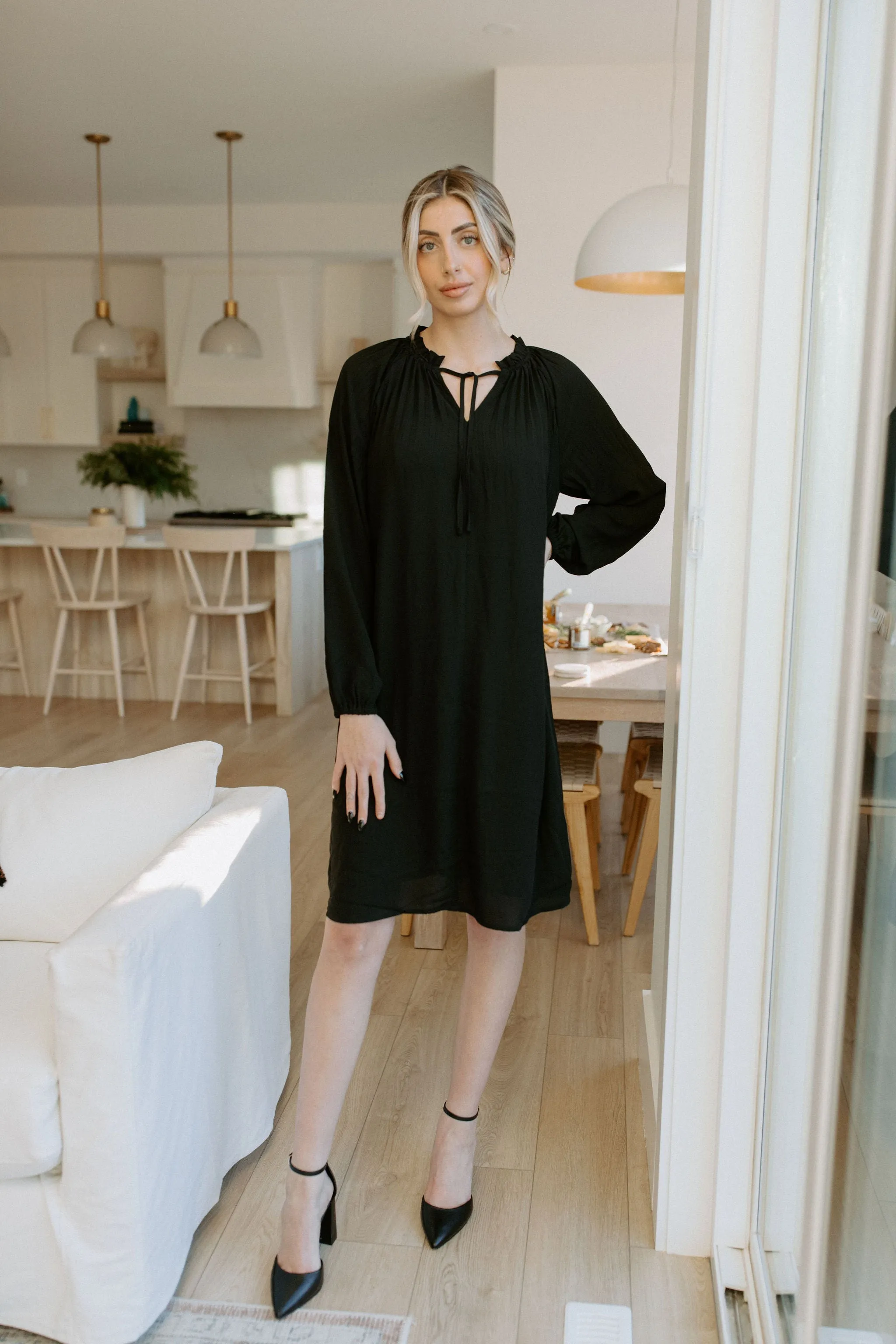 The Karen Pleated Dress - PLUS