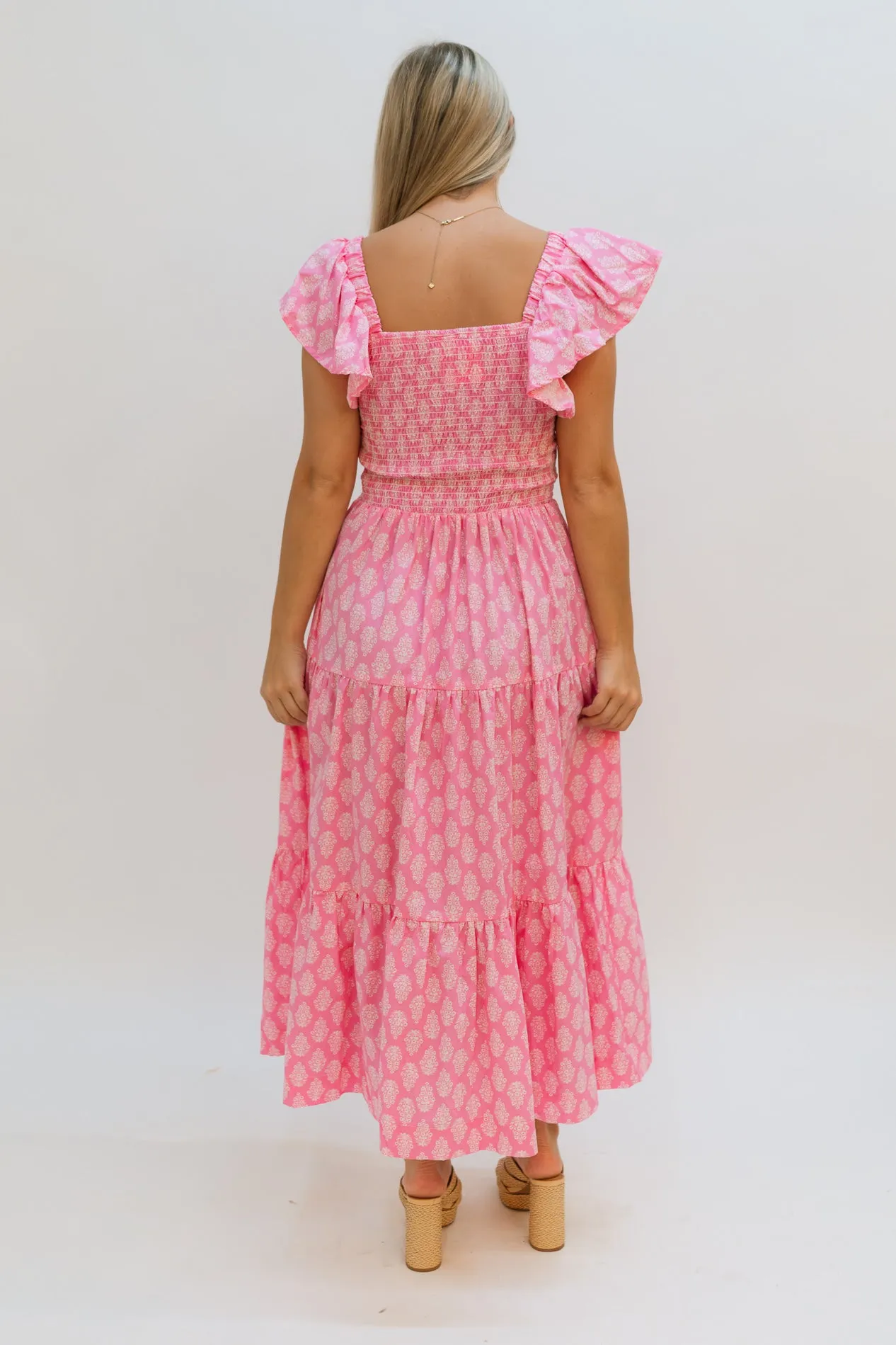 Thea Smocked Maxi Dress