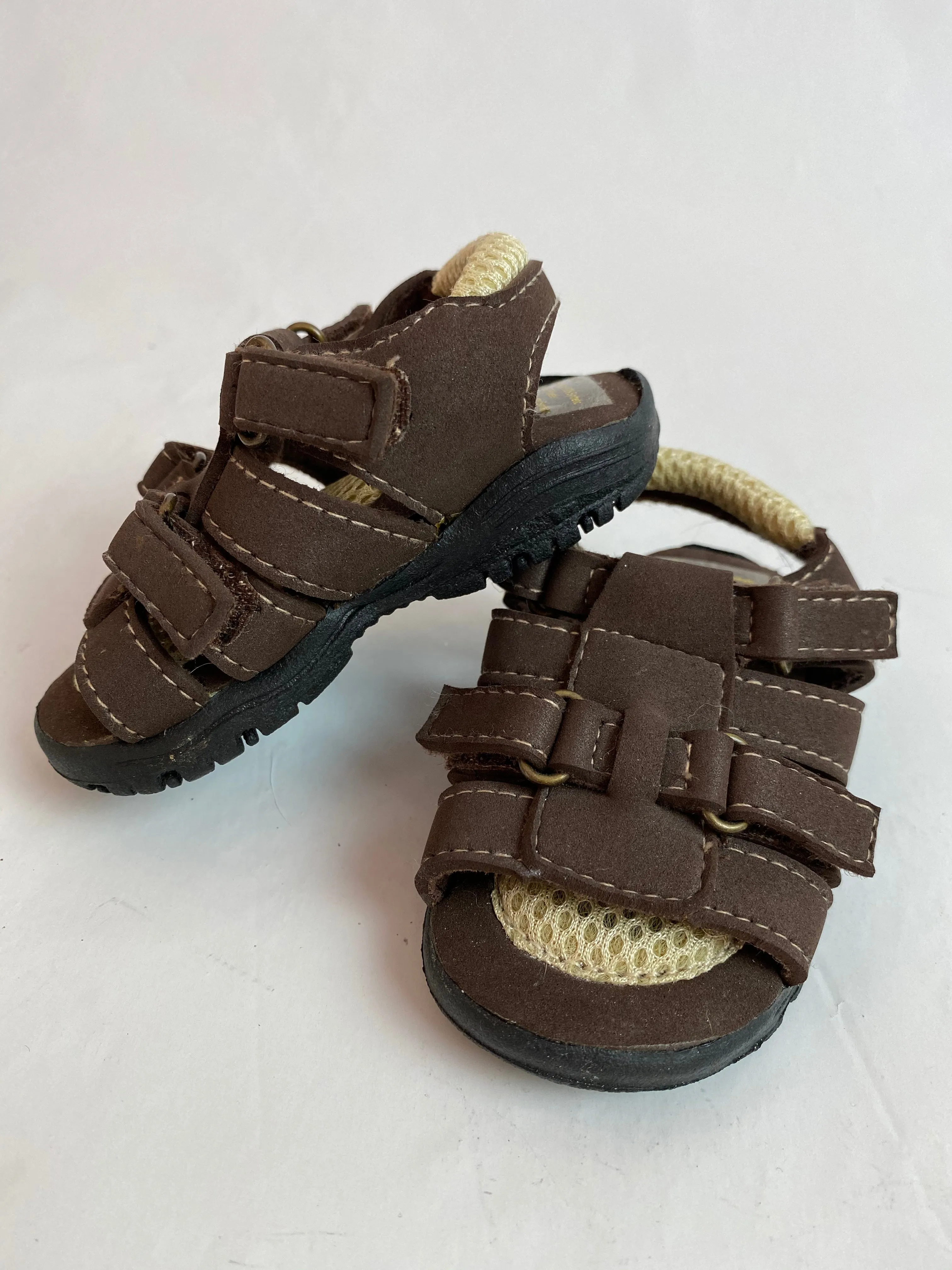 Tiny Brown Sandals Size 2