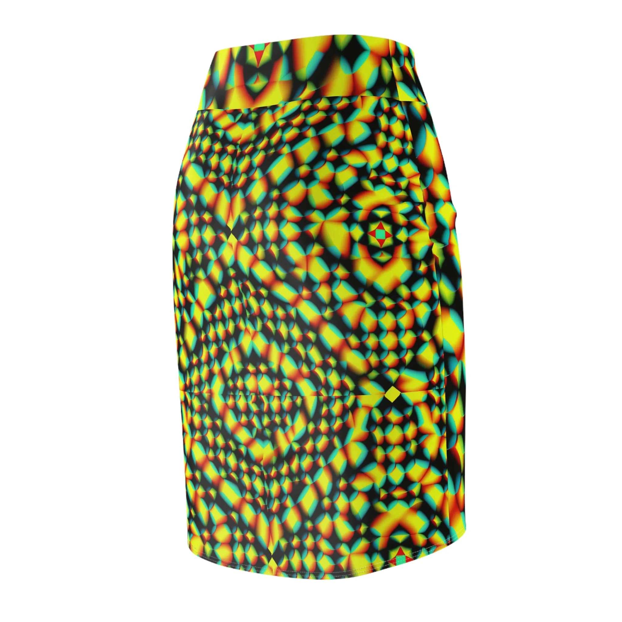 Triippy Illusion Women's Pencil Skirt