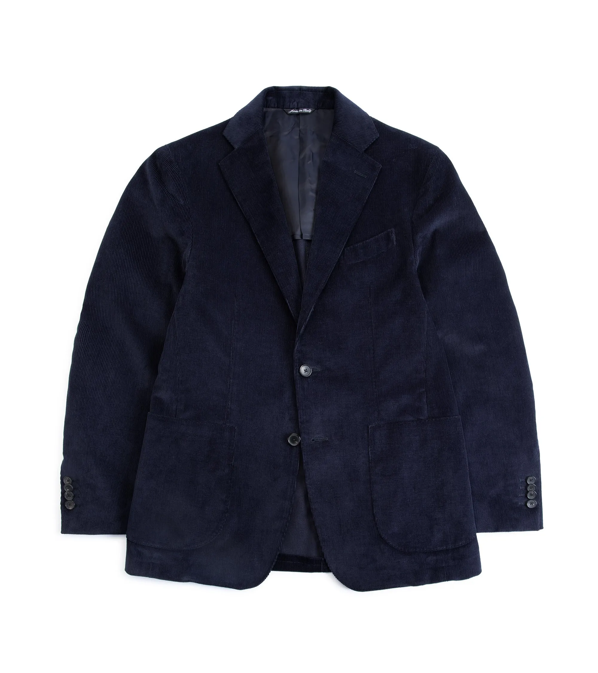 Trunk Wigmore Fine Cotton Corduroy Suit Jacket: Navy