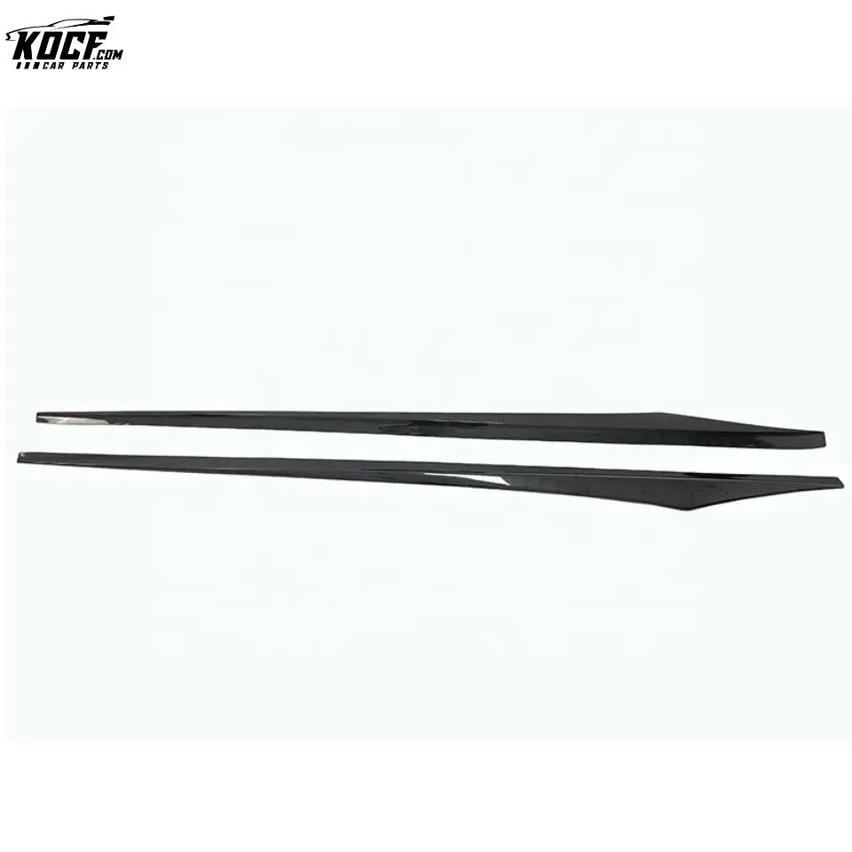 Vor style Carbon Fiber Side Skirts Extensions Add-on for BMW M6 F06 F12 F13