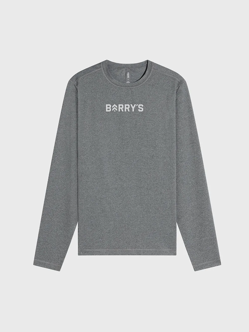 VUORI HEATHER GREY LS TRADEWIND TOP